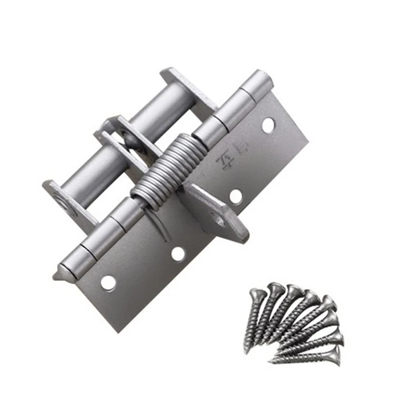 Self Closing Door Hinges Invisible Door Closer Iron Automatic Rebound Hinge Dropshipping