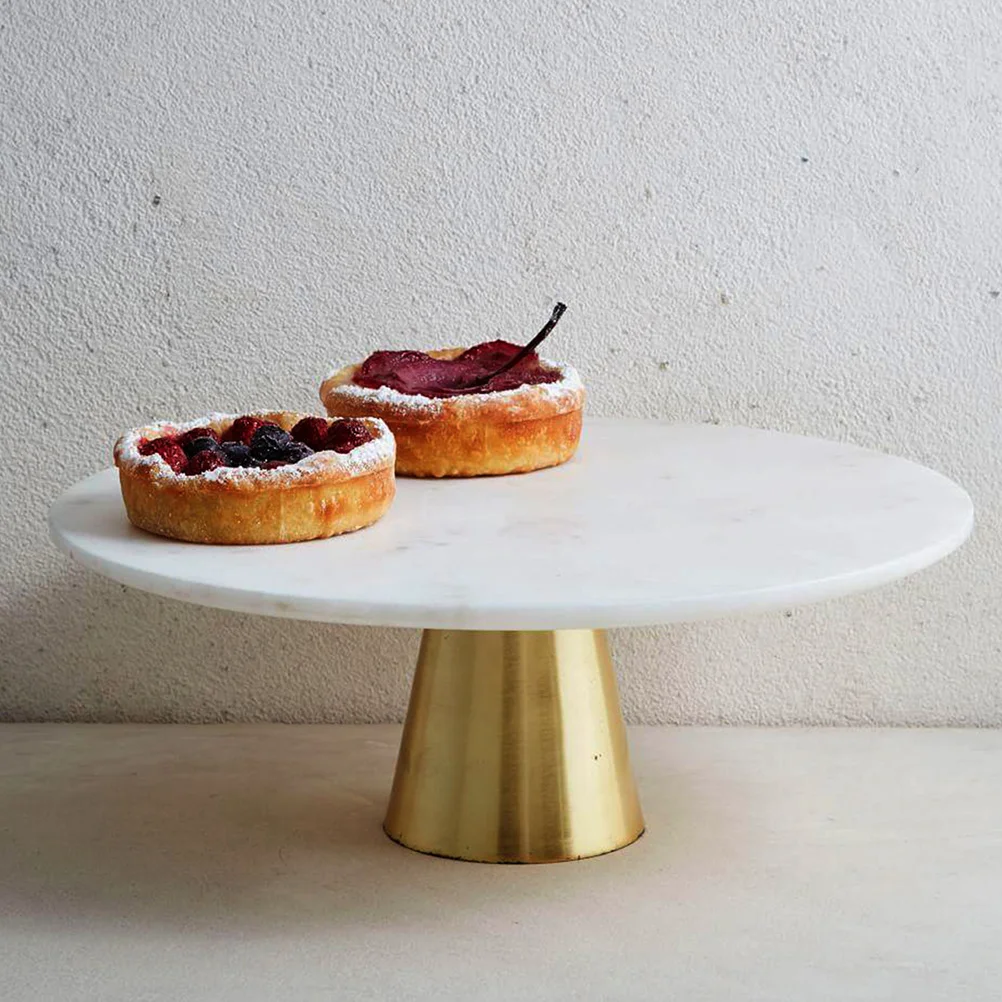 

Marble Cake Stand Round Dessert Display Tray For Wedding Birthday Party Cupcake Rack Cake Plate Dessert Stand Kitchen Bar
