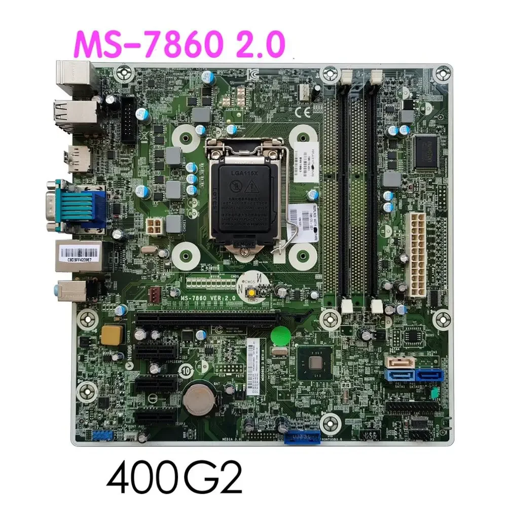 

785906 -001 для настольной материнской платы HP 400 G2 MS-7860 2,0 786170 -001 Материнская плата, 100% протестирована, полностью работает