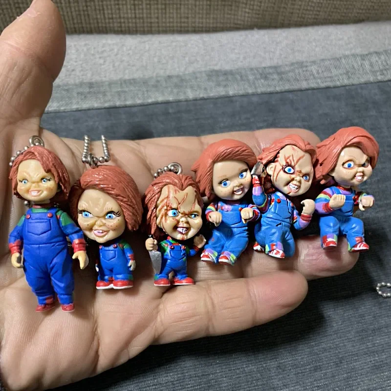Childseplays Chucky Chuckeys Ghostse Bridese Doll Model Toy Movie Peripheral Children\'s Gifts Pendant Keychain