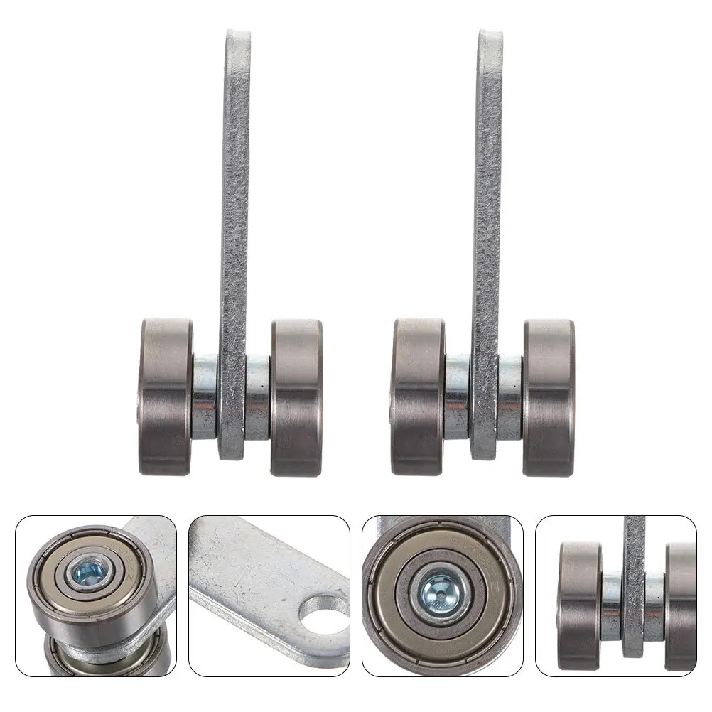

2Pcs Sliding Door Roller Heavy Duty 2-Wheel Trolley Assembly Smooth Operation Window Door Replacement Steel Bearing Rollers