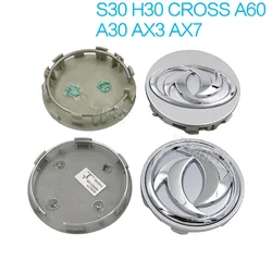 1pcs Hubcaps Wheel Center Caps for Dongfeng S30 H30 CROSS A60 A30 AX3 AX7 Wheel block cover center logo