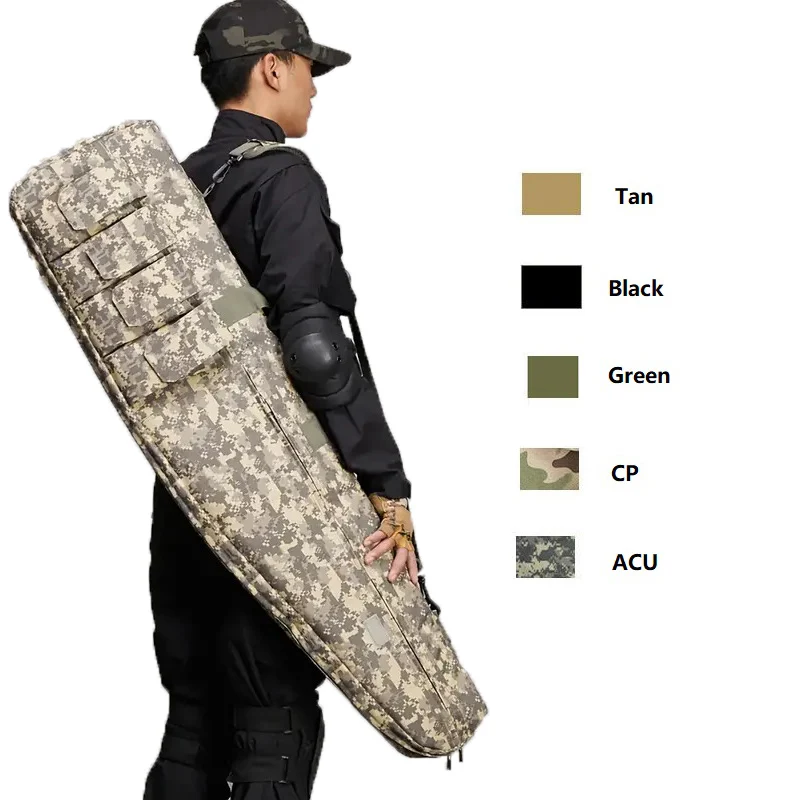 

70cm 95cm 118cm Tactical Gun Storage Bag Outdoor Shooting Hunting Shotgun Heavy Duty Carry Case Rifle Shoulder Bag with Pad