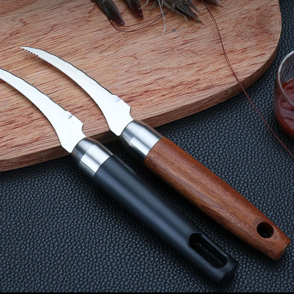 

1Pcs Portable Stainless Steel Shrimp Peeler Ergonomic Seafood Tool Kitchen Supplies