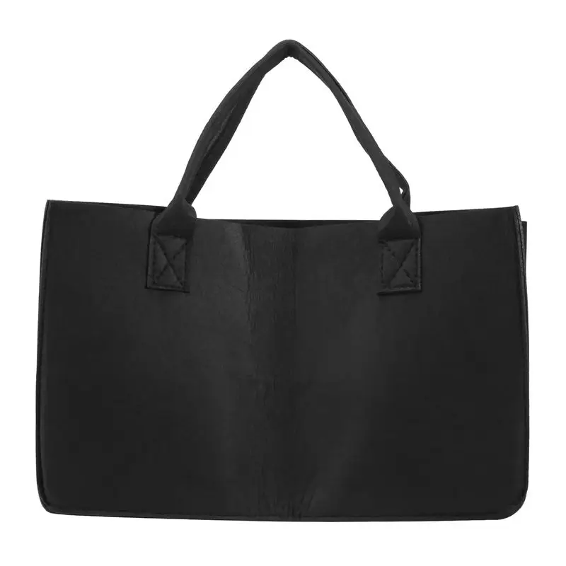 

AT84-Сумка-корзина для хранения дров из войлока, подставка для журналов, карман для дров, складная войлочная корзина-держатель для дров