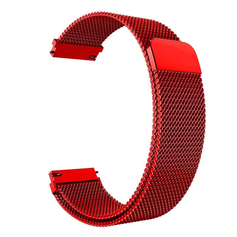 magnetic loop for For Amazfit GTS 3 2 Bip 2e strap GTS2 Mini GTR 3 2 42/47mm 20mm 22mm Bracelet samsung galaxy watch 4/classic