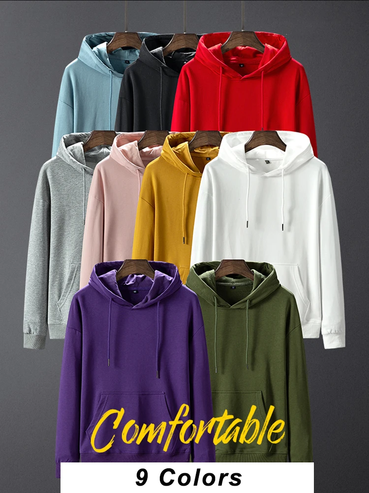 2023 Hoodie Men's Multi-color Shoulder Drop Casual Super Dalian Hoodie Pullover Plus Size 8XL