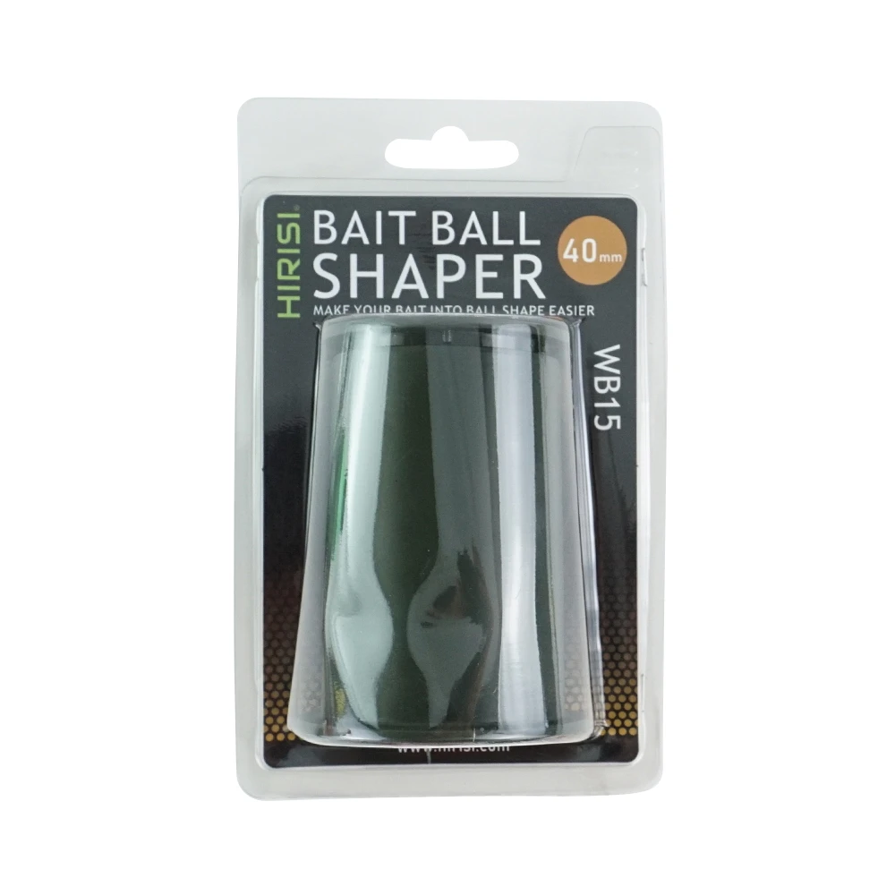 Hirisi 1/2 Stuks 40MM Visaas Bal Shaper Grondvoer Ballmaker Visaas Maken Tool Quick Aas Vormen Apparaat vistuig