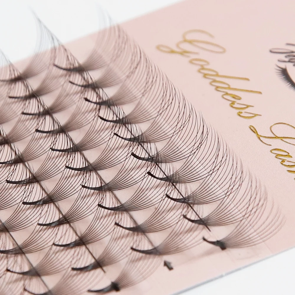 Goddess Premade Volume Fans 5D 6D 10D 12D 16D 20D 24D Individual Lashes Pre Made Russian Volume Fan Eyelash Extension Faux Mink