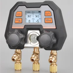 Bluetooth App Digital Dual Gauge Valve Display digitale elettronico manometro neve refrigerante fluoro Gauge gruppo Dmg4b