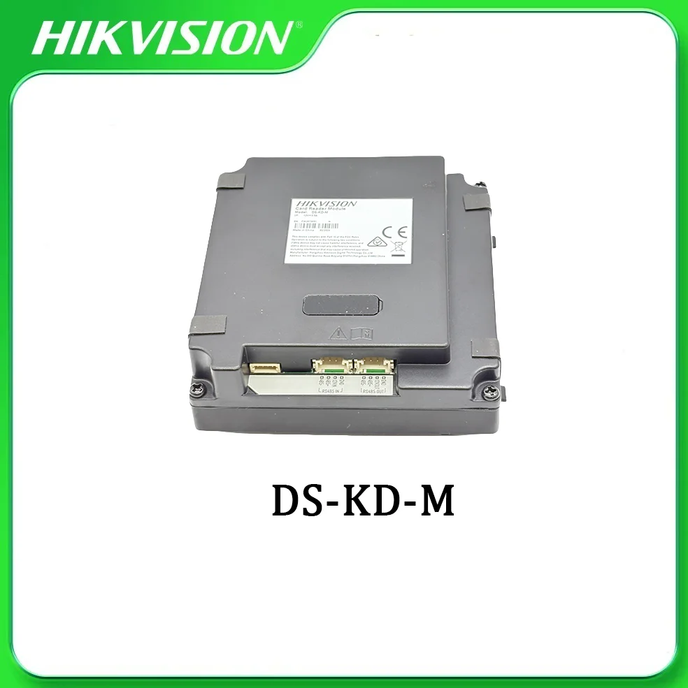 modulo-de-control-de-acceso-hikvision-ds-kd-m-resistente-a-la-intemperie-ip65-rs-485-bajo-consumo-de-energia-de-08w-montaje-empotrado-y-en-superficie-para-exteriores