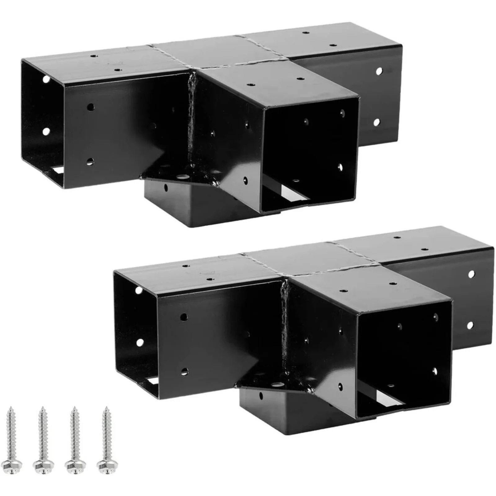 US 3-way/4-Way Corner Wood Brackets /4×4 Post Base 4x4 Stainless Steel Kit