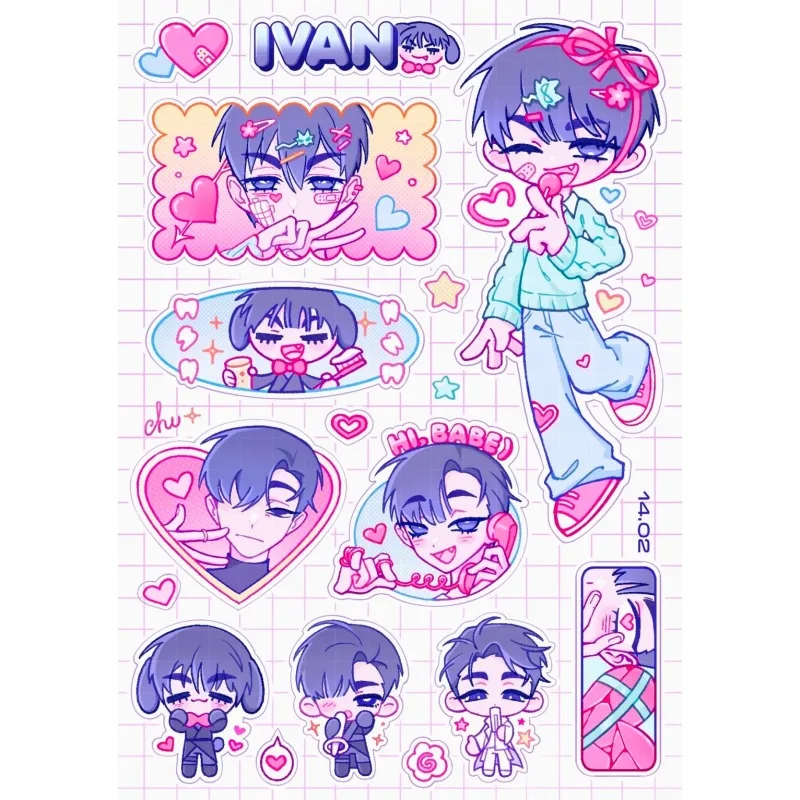 Брелок для ключей ALIEN STAGE, женский брелок для ключей Luka для мужчин IVAN, акриловый автомобильный брелок для ключей, подвеска для вечеринки, косплей, подарок для девочек, ювелирные изделия