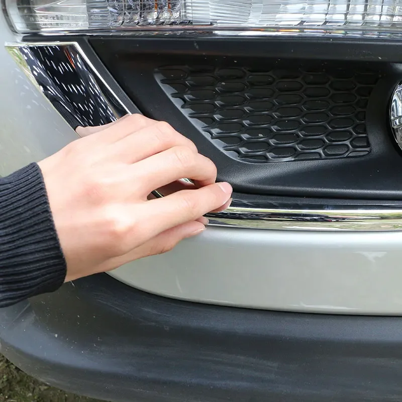 

Крышка передней противотуманной фары автомобиля для Jeep Compass 2017-2019, передняя противотуманная фара, декоративная отделка, Стайлинг, ABS хром, 2 шт., аксессуары