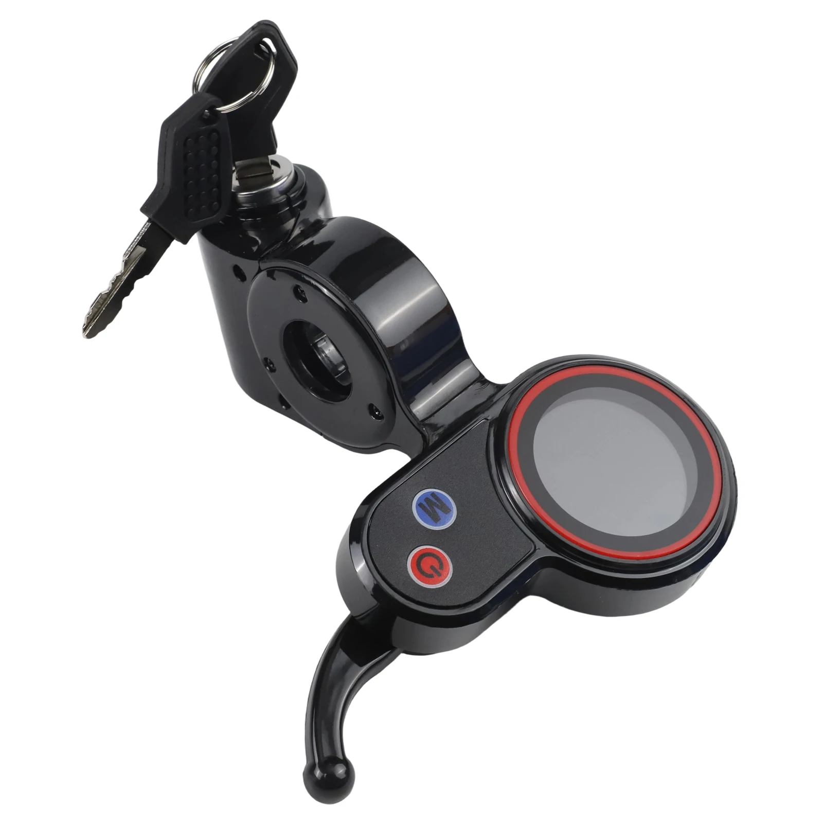 black-electric-scooter-display-easy-install-lcd-meter-for-scooters-battery-level-lcd-dashboard-essential-speed-information