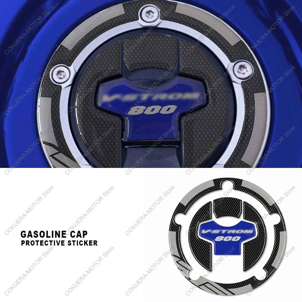 V-Strom 800SE Fuel Tank Pad Cap Motorcycle Sticker 3D Epoxy Resin Protection Sticker For V-Strom 800 SE 2023