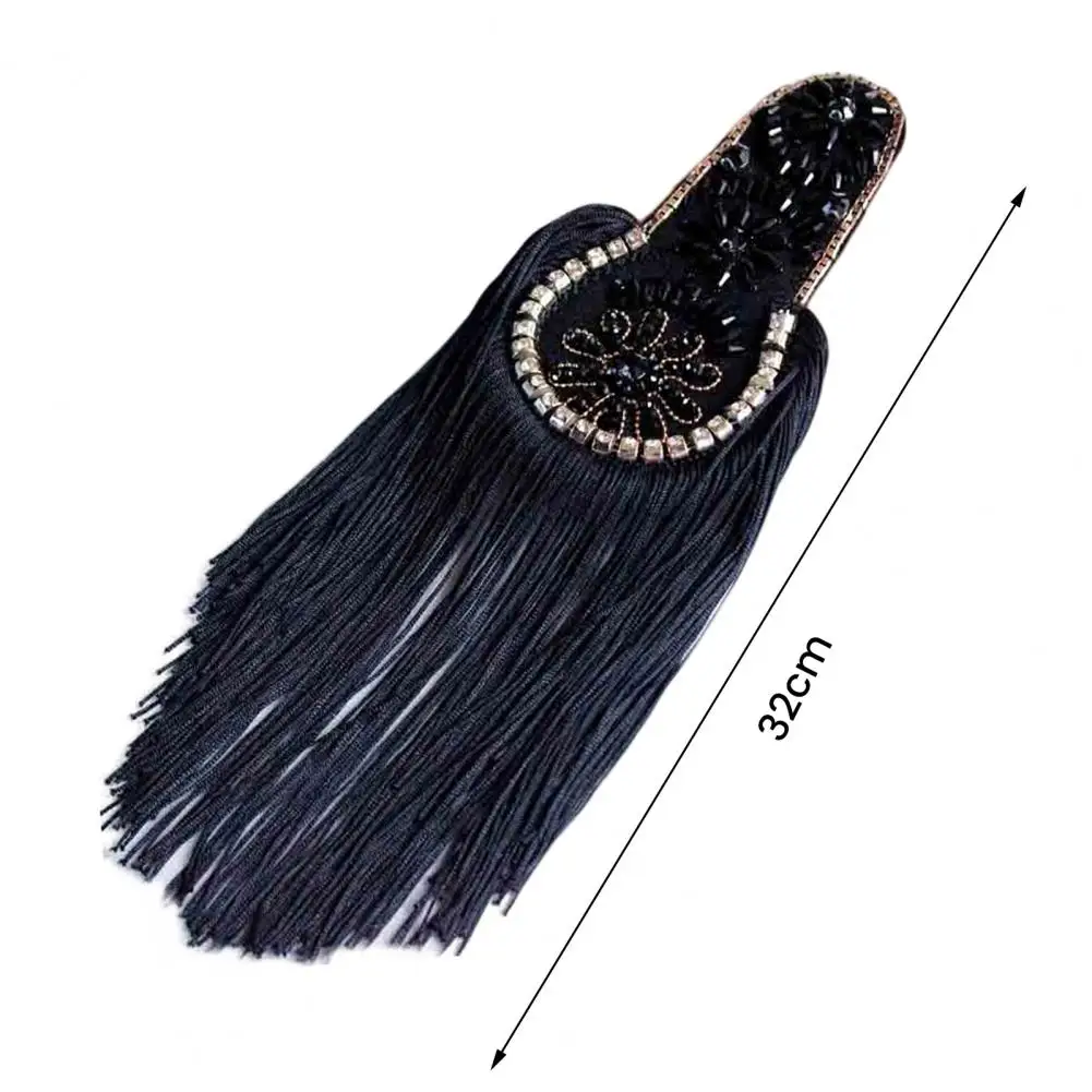 Stylish 2 Colors Clothing Epaulette Decorative Tassel Epaulette Suit Dress Shoulder Accessories Clothing Accessories