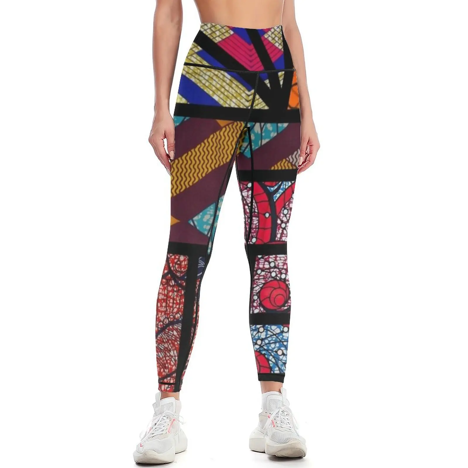 

African print Leggings for fitness joggers for push up fitness Womens Leggings