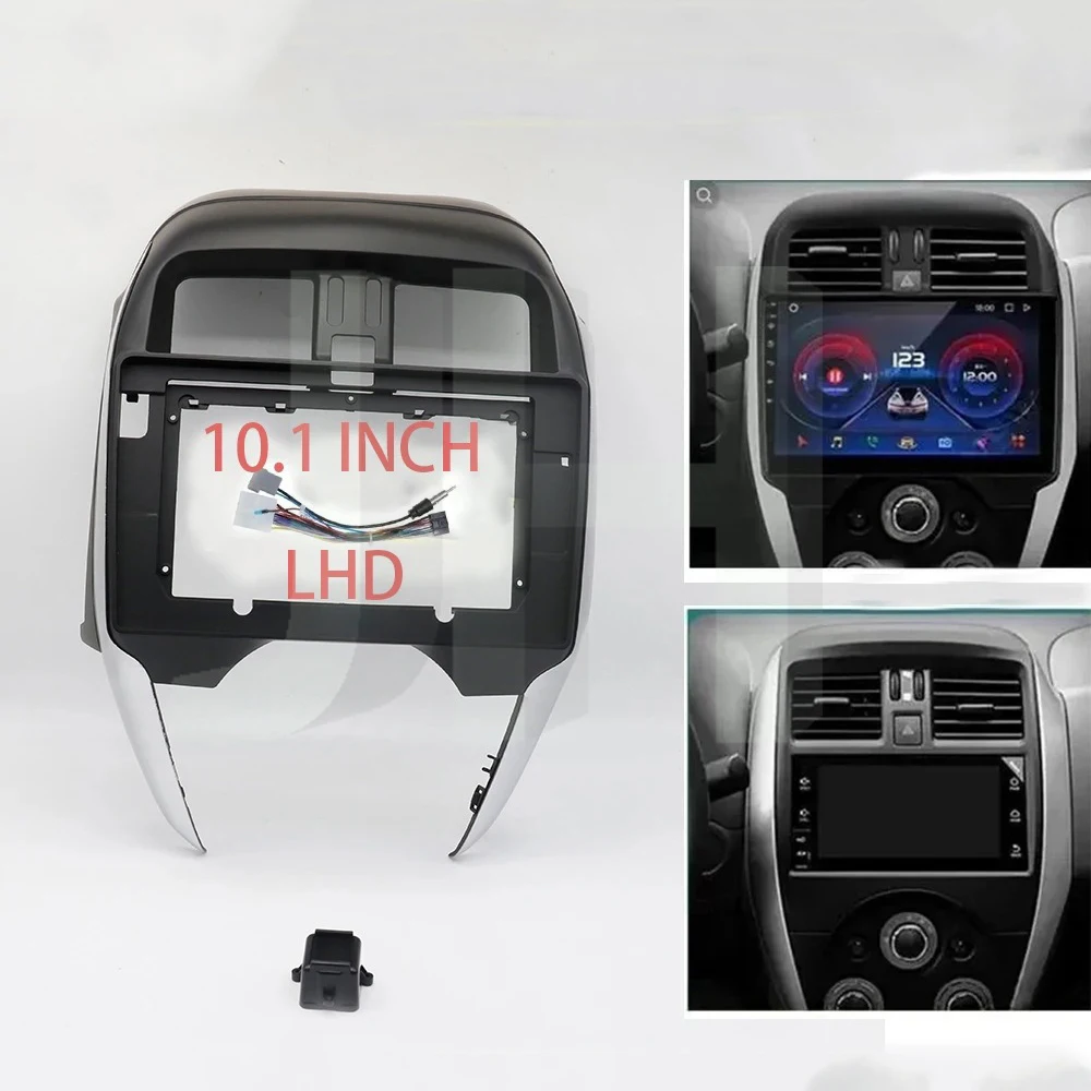 10.1 Inch Car Radio Dashboard Frame Suitable For Nissan Micra March Versa Note lidona Almera Latio Sunny Juke Versa