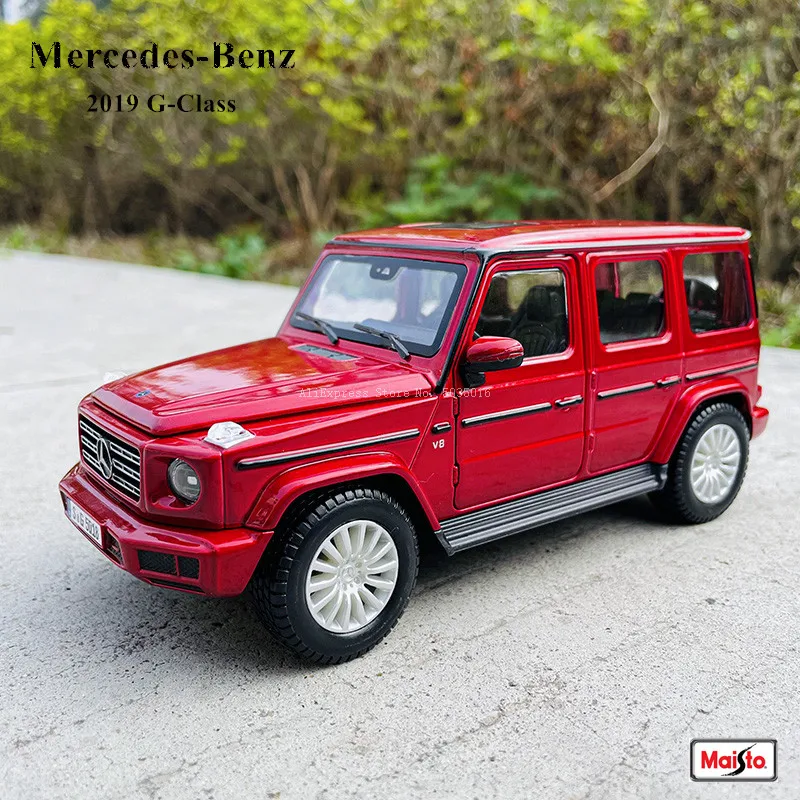 

Модель автомобиля Maisto 1:25 Mercedes-Benz G-Class из сплава, литье под давлением, поделки, коллекция украшений, игрушечный инструмент, Подарочная модель автомобиля