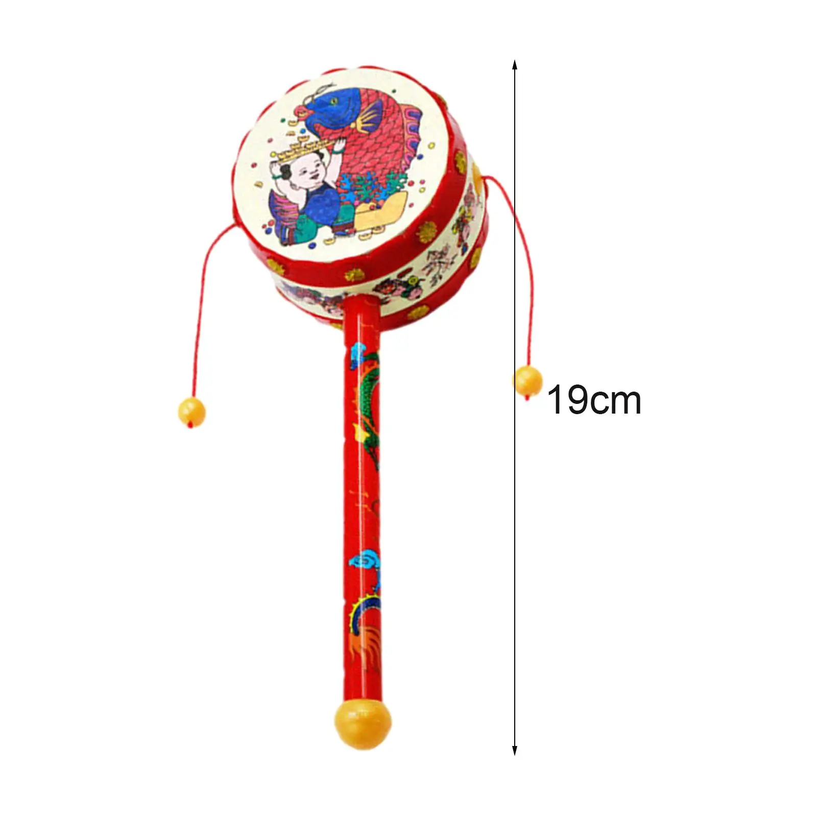 4x Wooden Percussion Musical Instrument Playset Development Toy Hand Eye Coordination Montessori Musical Toys for Baby Party