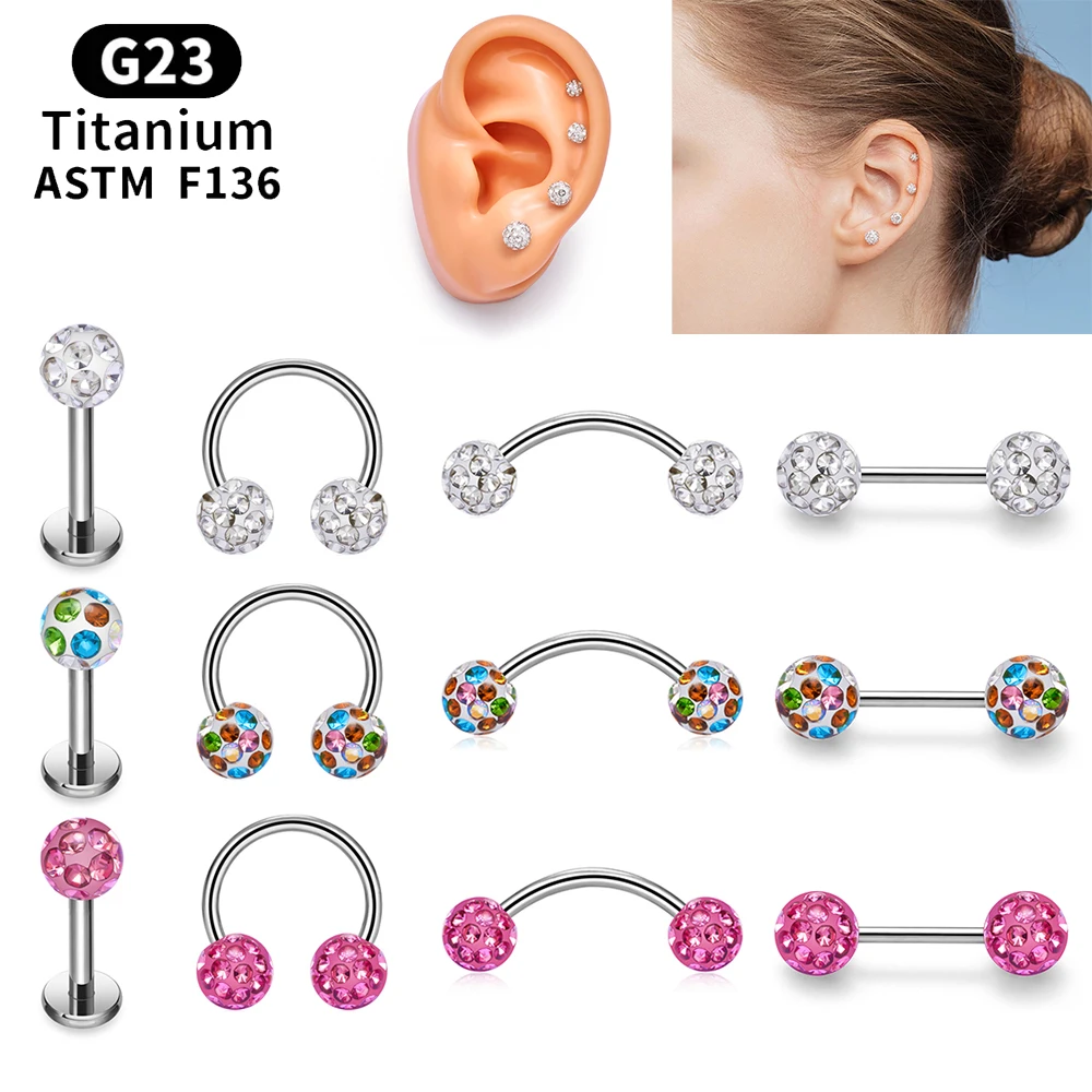 astm-f136-Титан-35-4-5-6-мм-cz-Лабрет-гвоздик-16-г-Спираль-для-козелка-Хрящ-Раковина-с-плоской-задней-частью-Мочка-уха-Пирсинг-Ювелирные-изделия-для-тела