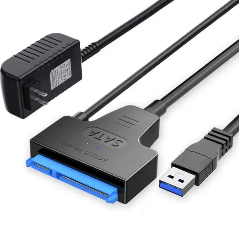 2.5 "3.5" usb 3.0 para sata 3 cabo adaptador usb3.0 cabo conversor de disco rígido para samsung seagate wd 2.5 3.5 polegadas hdd ssd