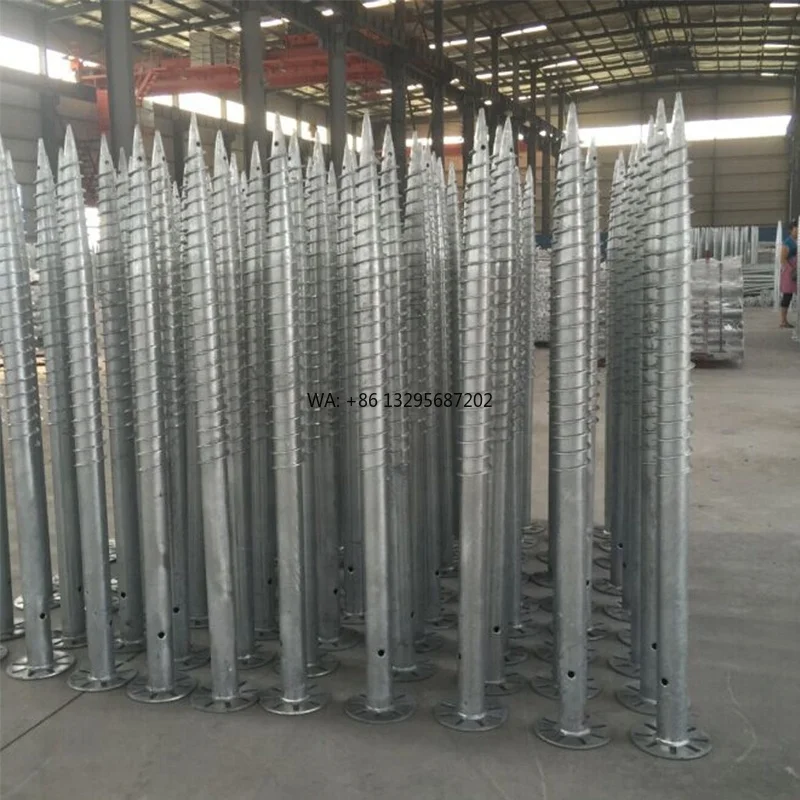 

Ground Anchor Hot Dipped Galvanized Solar Panel Mounting Ground Screw Anchor