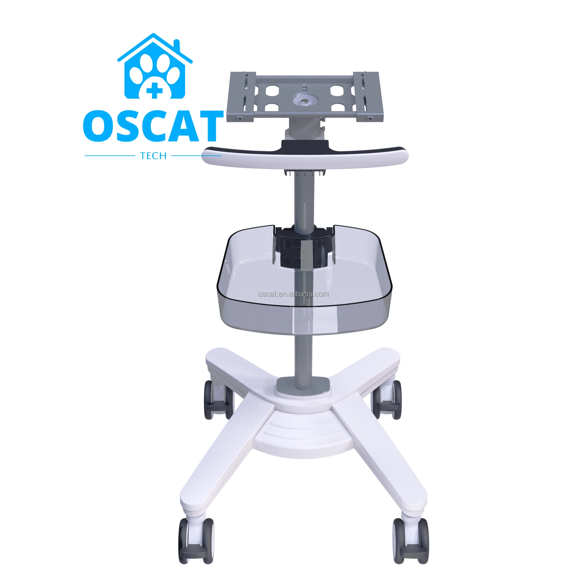 

OSCAT Veterinary Equipment Medical Trolley Cart Monitoring Instrument for Ultrasound Machine Trolley Cart