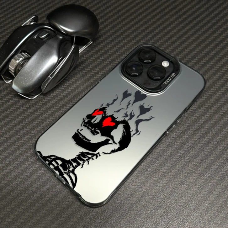Kunst menschliches Skelett für iPhone 15 14 13 12 11 Pro max xs max x xr 7 8 plus 6s 5s Mode bunte