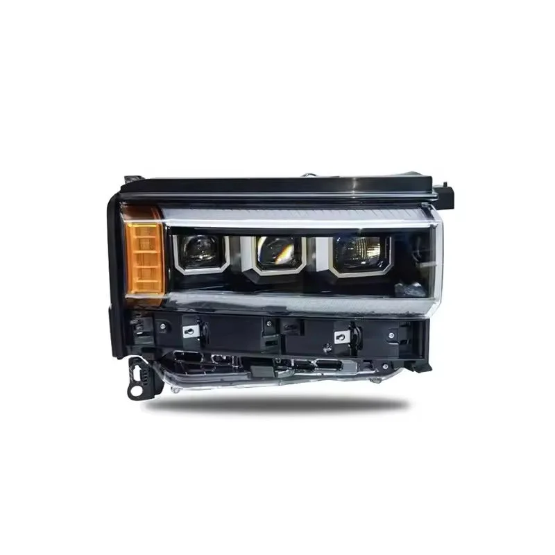 

Новинка 2024 для Land Cruiser PRADO LC250 FJ250 светодиодные фары с 3 линзами светодиодные автомобильные фары 12 В