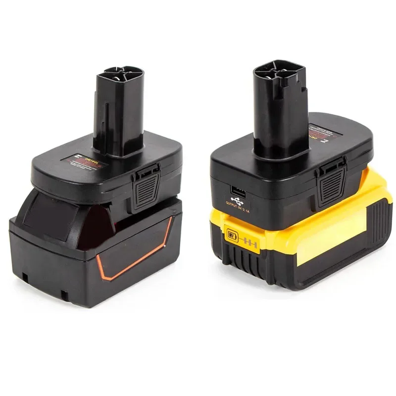 NEW Battery Converter Adapter For Dewalt For Milwaukee 18V-20V Lithium Nickel Battery to Milwaukee Lithium Battery For P108 P105