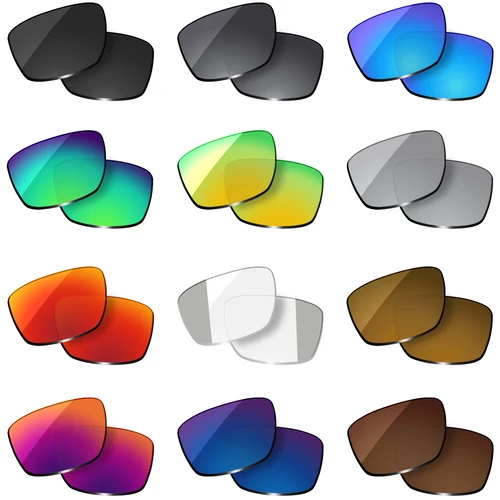 Reemplazos de lentes polarizadas OOWLIT para gafas de sol Oakley Leffingwell OO9100 de 57 mm