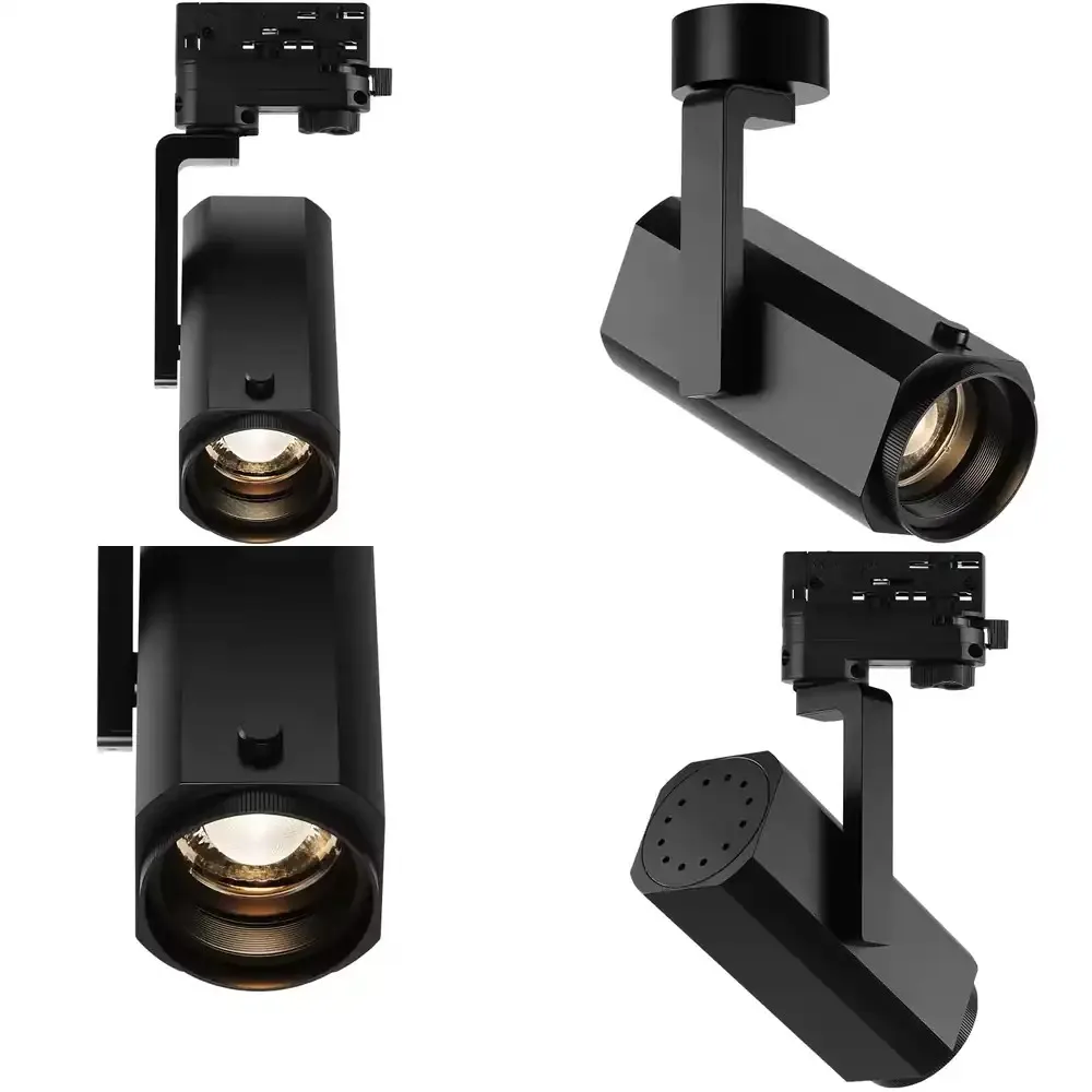LED Track Lights for CRI97 Anti-Glare Flicker-Free 15W 24W Modern Aluminum Design Dimmable Adjustable Spotlights for Museum