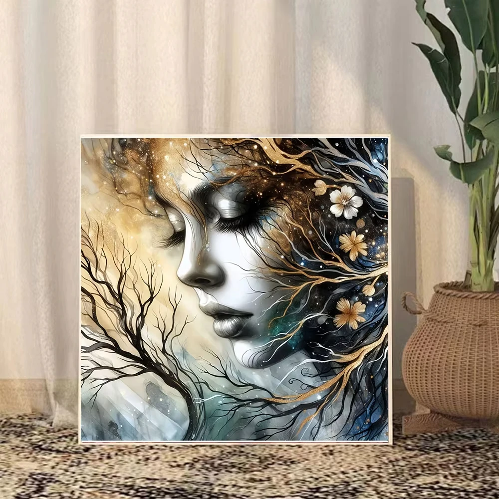 

Пазл «Женщина с цветами», 1024 детали, сложная семейная головоломка для игровой комнаты, спальни, домашнего декора, подарок, без рамки