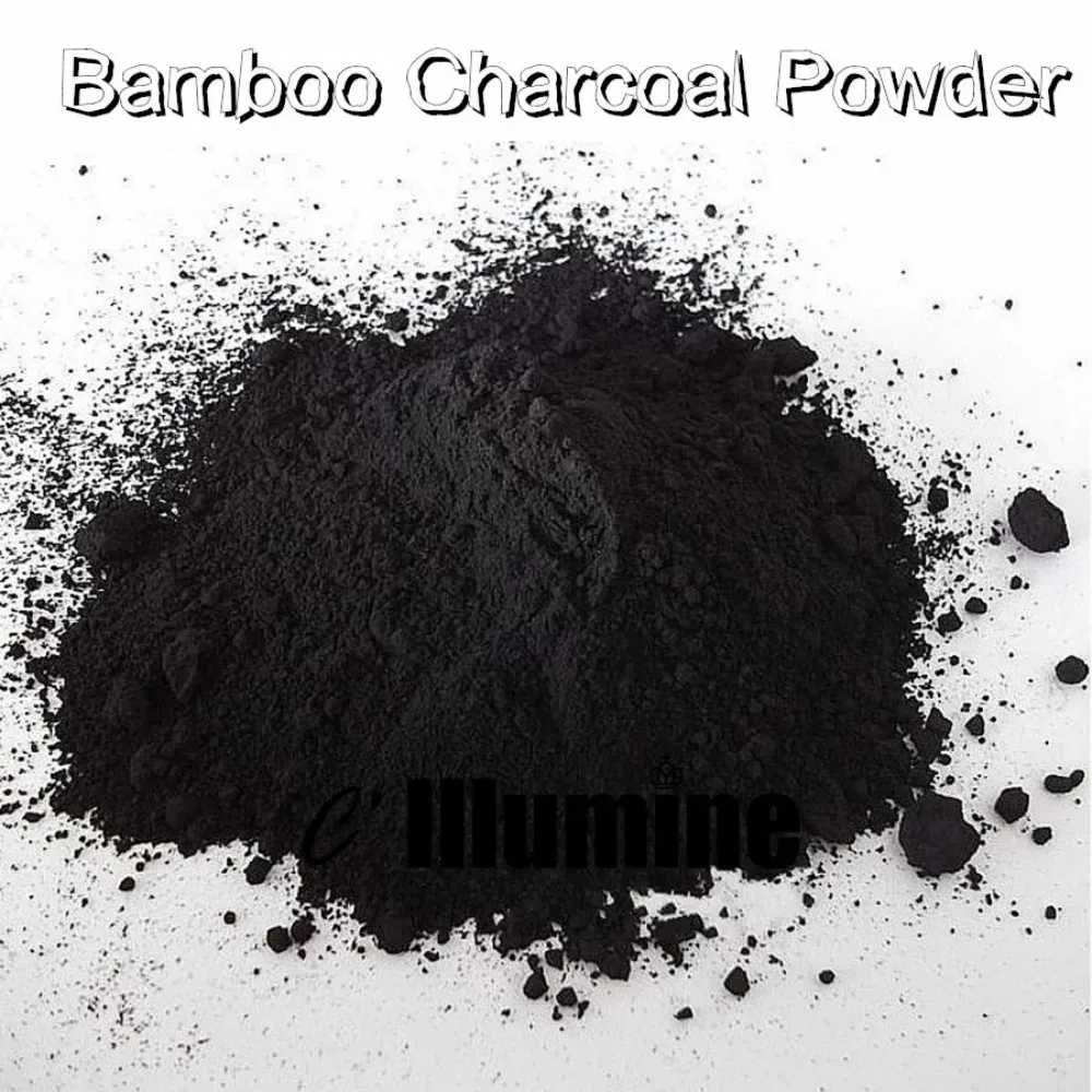 Bamboo Charcoal Powder Black Color Materials For Skin Care Makeup Handmade Soap Powder