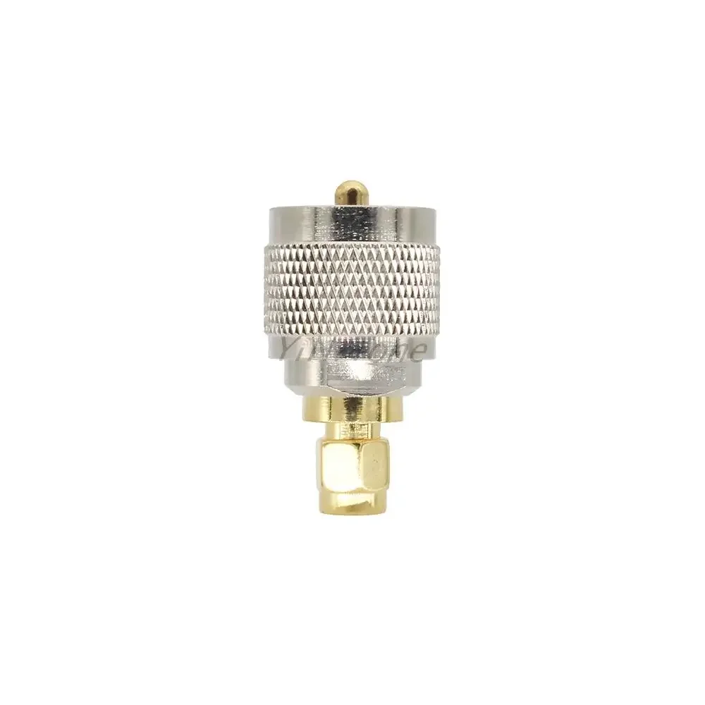 RF Adapter UHF Male PL259 Plug PL 259 Male To SMA Male Jack Connector