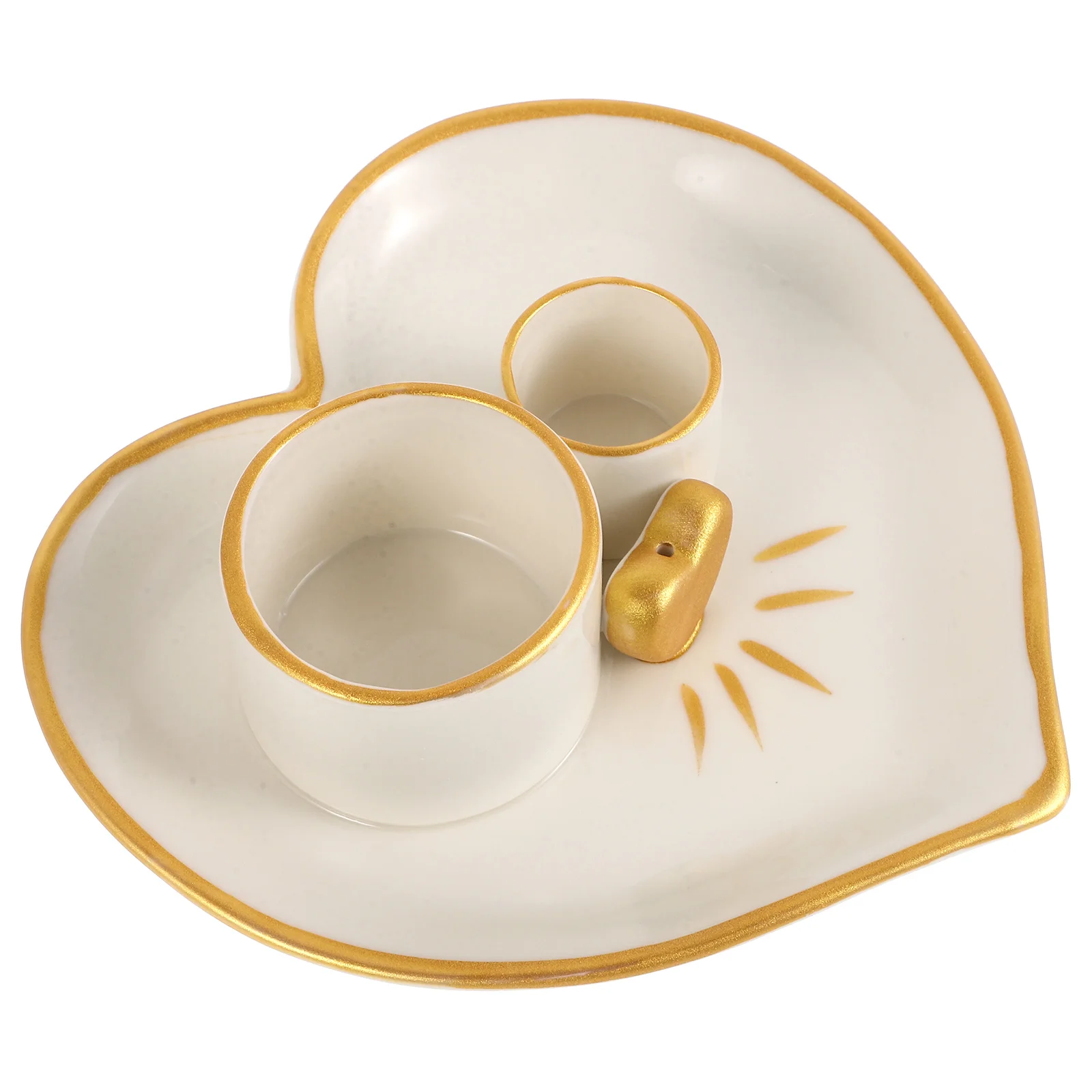 

Ceramic Incense Burner Tray Sage Plate Censer Centerpiece Holder Decorative Home Office Hotel Elegant Design Versatile Use