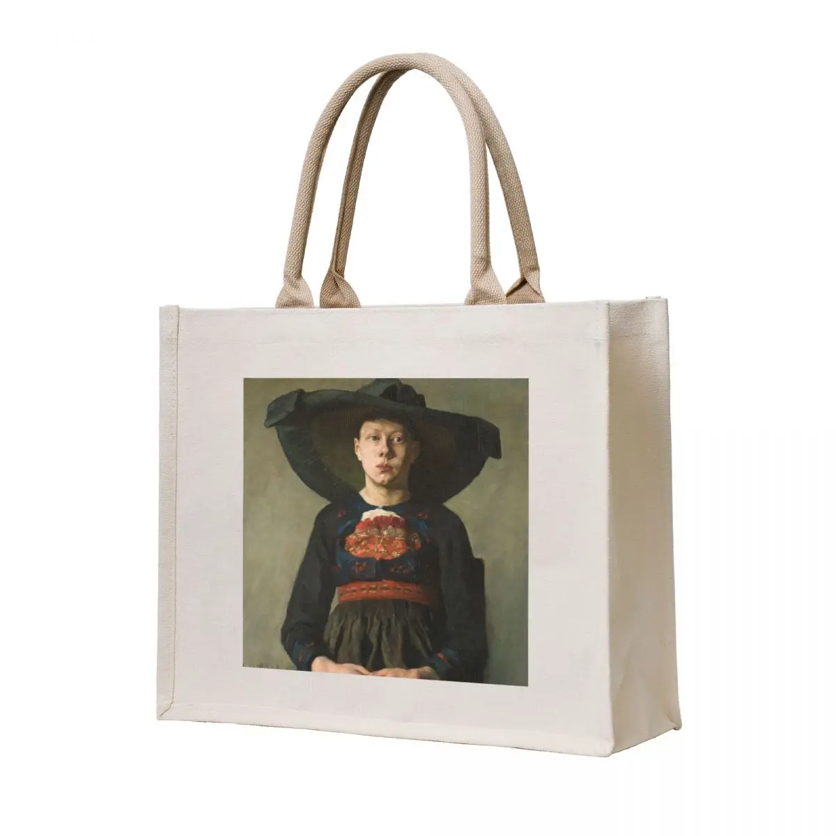 

A Bavarian Peasant Girl - Hanna Hirsch-Pauli Tote Bag shopping cart bags Big bag the tote bag