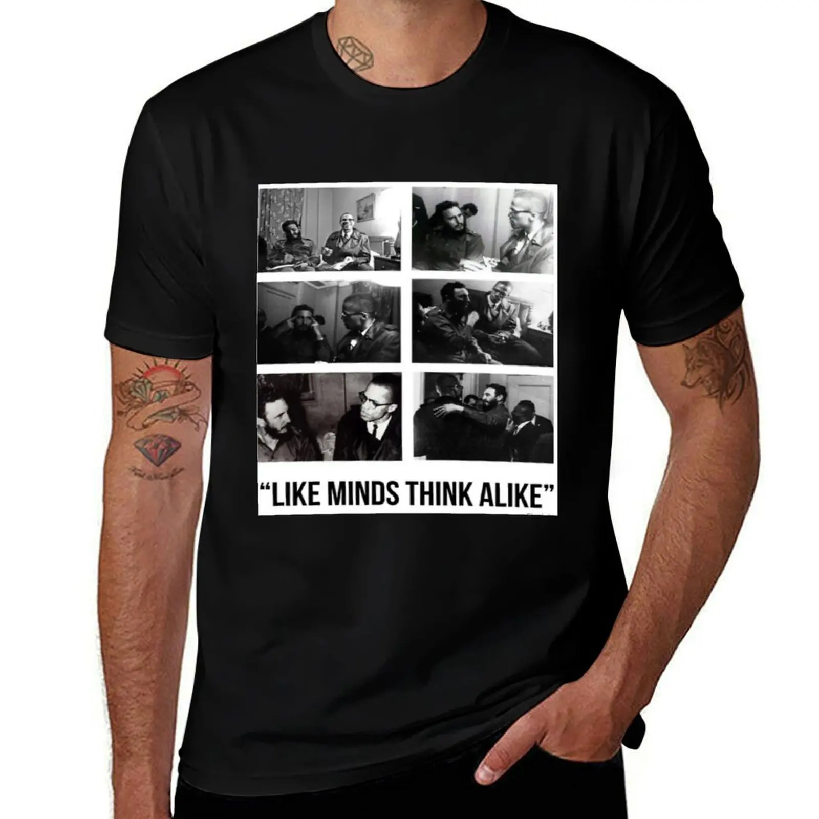 

Мужская футболка из хлопка Colin Fidel из 100% хлопка, рубашка t kaepernick Man Castro, мужские рубашки для хлопковых рубашек