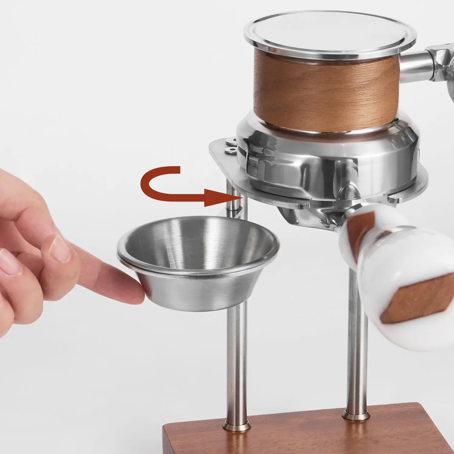 Pneumatic Coffee Machine Portable Manual Home Outdoor Air Pump Air Pressure Extraction Espresso Semi-automatic Coffee Maker