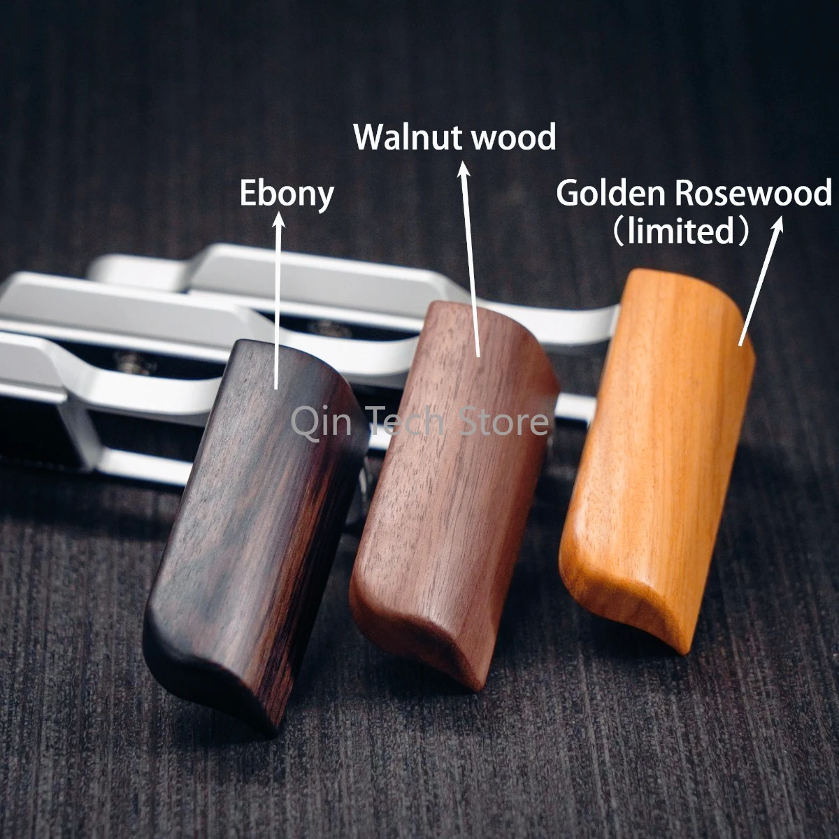 Aluminum Alloy Hand Grip Quick Release Plate L Bracket Holder Wooden Handle for Olympus PEN E-P7 Photography Studio Equipment