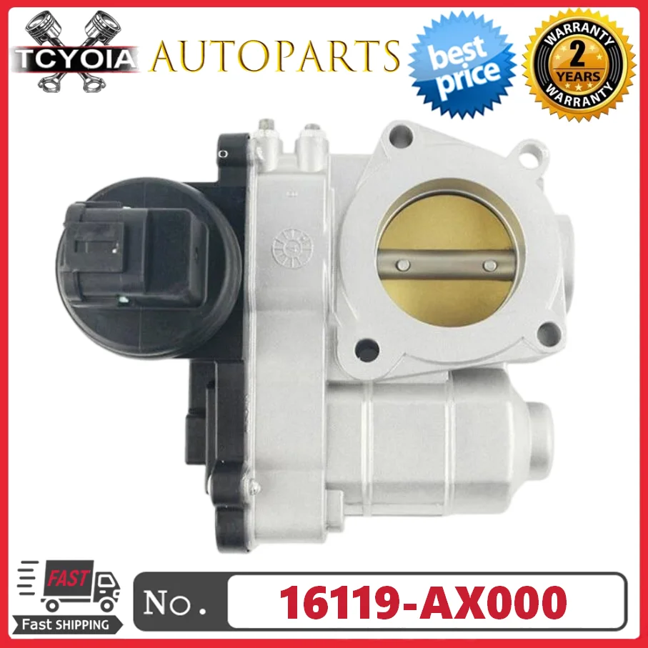 

Throttle Body 16119-AX000 SERA576-02 16119-AX00C 16119-AX00B 16119-AX00A For NISSAN MARCH III MICRA C+C NOTE 1.0 1.2 1.4 16V