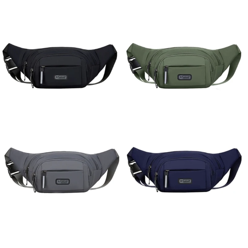 

Man Waist Pack Multifunctional Chest Bag Fanny Pack with Adjustable Strap Casual Waist Bag Belt Bag for Travel Hiking