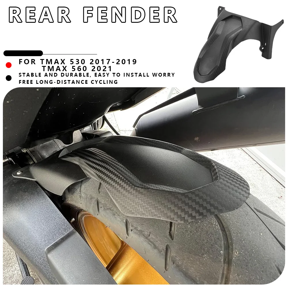 

MTKRACING for YAMHA TMAX 530 17-19 TMAX 560 2021 Motorcycle Mud Fender Tire Wheel Hugger Splash Guard Cover