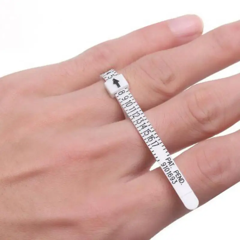 1~30PCS Durable Ring Sizers High Quality Jewelry Accessory Tools Accurate Ring Size Measure Easy To Use Ring Ruler Light