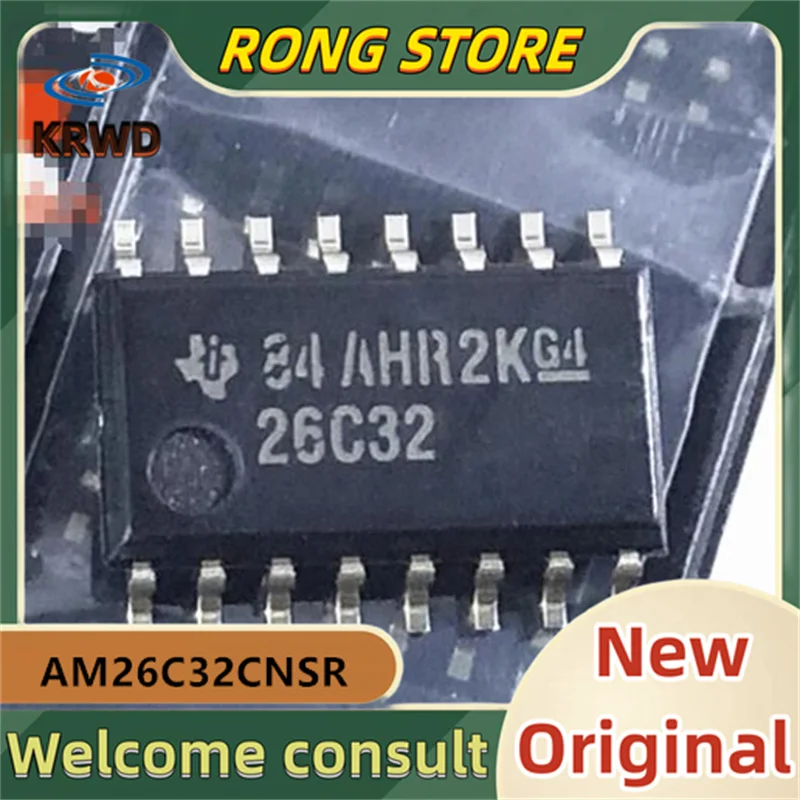 10PCS 26C32 New Original AM26C32CNSR AM26C32CNS SOP16