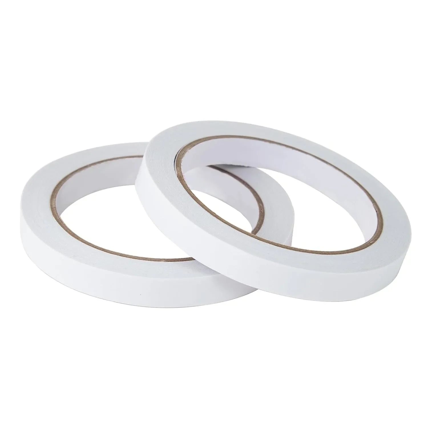 1/4 بوصة لفتان من الشريط على الوجهين، وصناعة البطاقات، وتغليف الهدايا، والمكتب، والقرطاسية المدرسية، والأدوات المنزلية (العرض: 6 مم)
