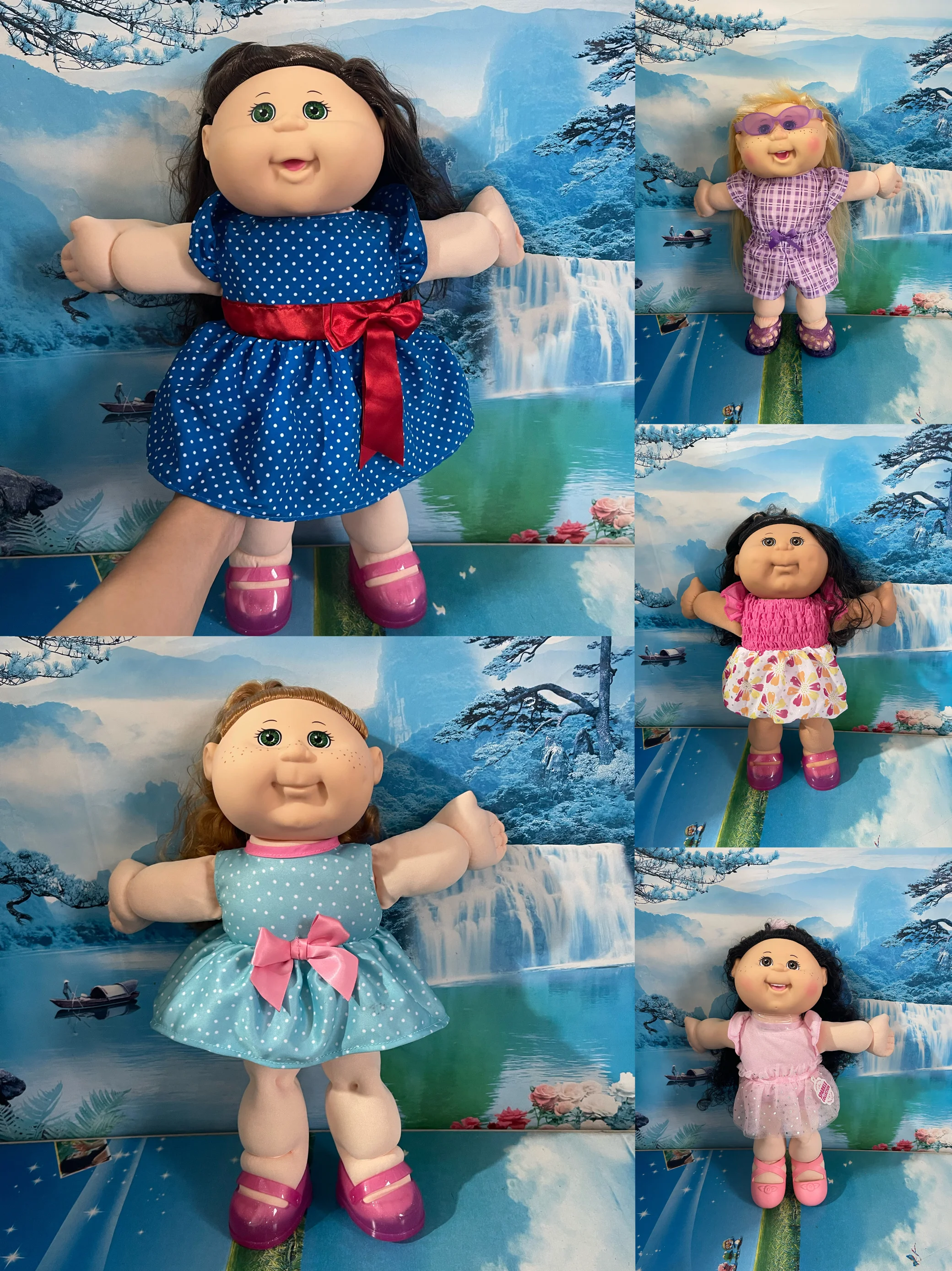 متوفر النسخة الأصلية من السلع السائبة دمية الملفوف Kawaii لوازم بقعة قليلة هدايا عيد ميلاد جيدة هناك العديد من الأنماط المختلفة