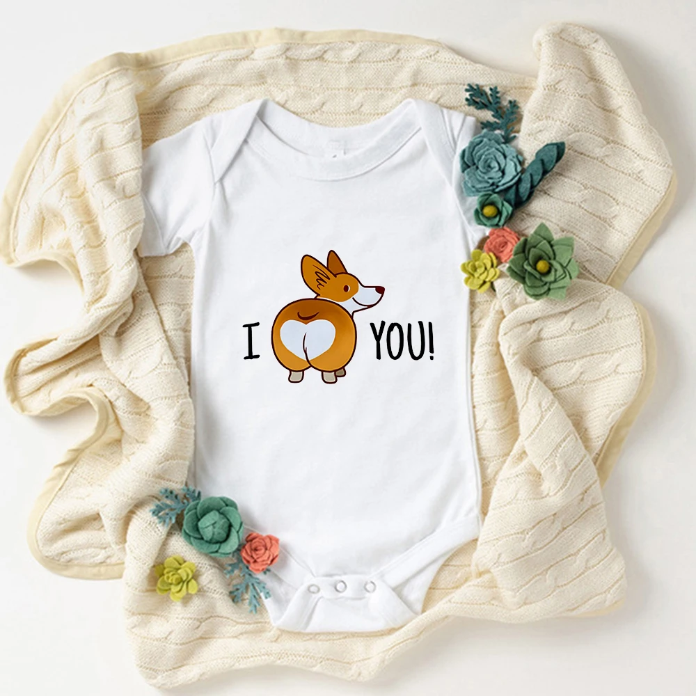 Cute Cat Send Noods Cartoon Baby Girl Clothes Loose Comfy Summer Casual Newborn Boy Bodysuits Plus Size 0-24 Months Onesies